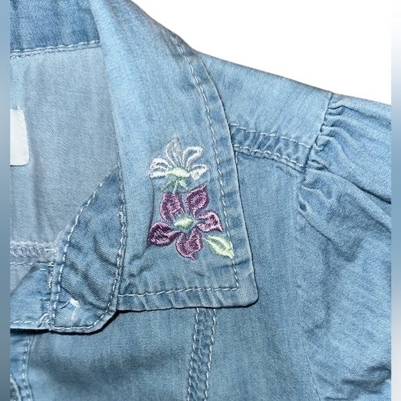 Guess Blue and Green Denim Dress Set, size 6 - Picture 3 of 8